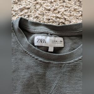 Zara kids Dark Gray Crewneck Sweater